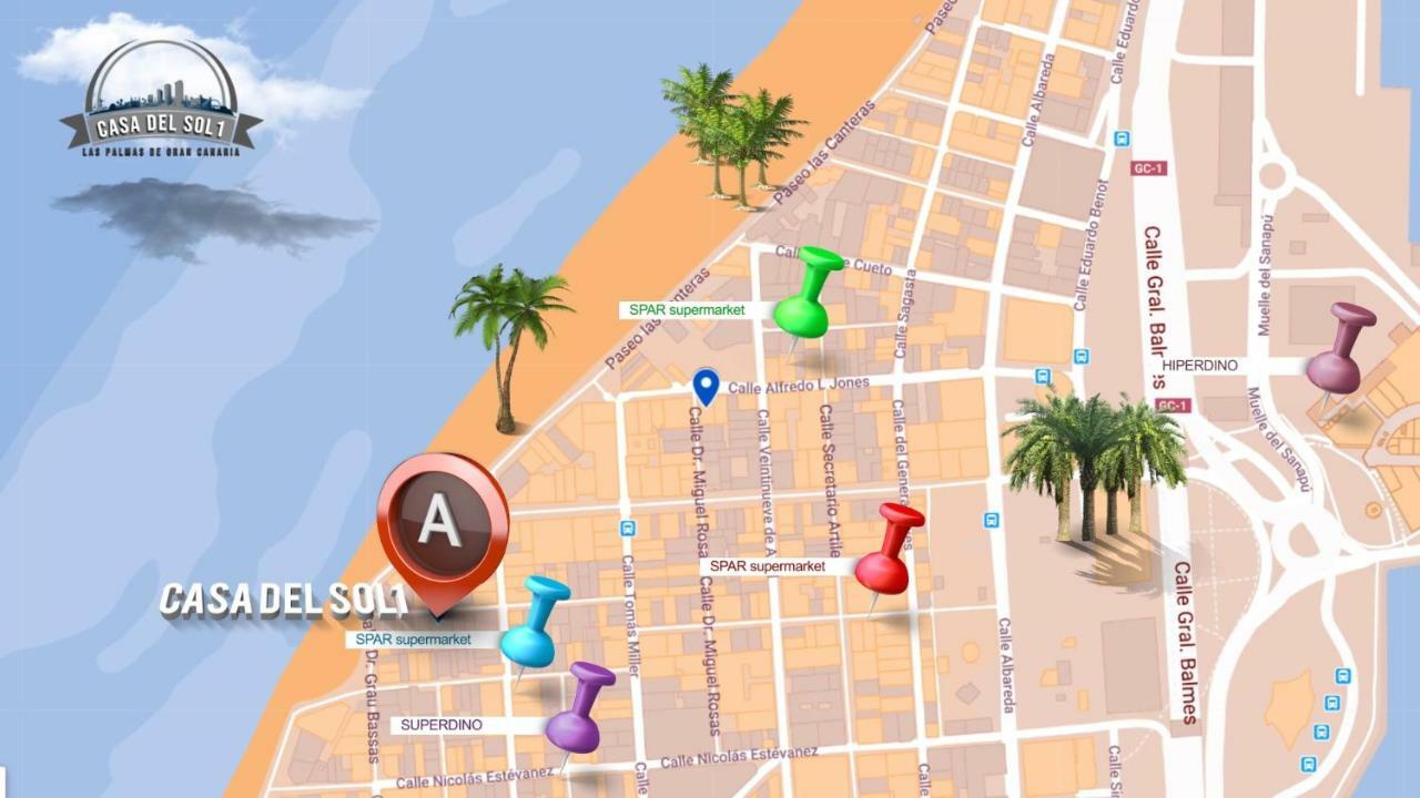 Casa Del Sol 1 Appartement Las Palmas Buitenkant foto